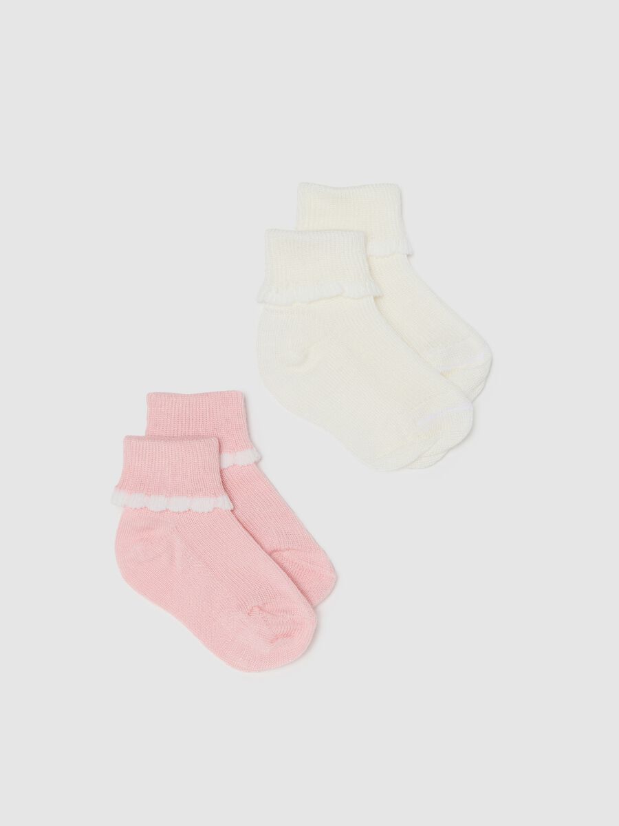 Bipack di calze da neonata multicolor_0