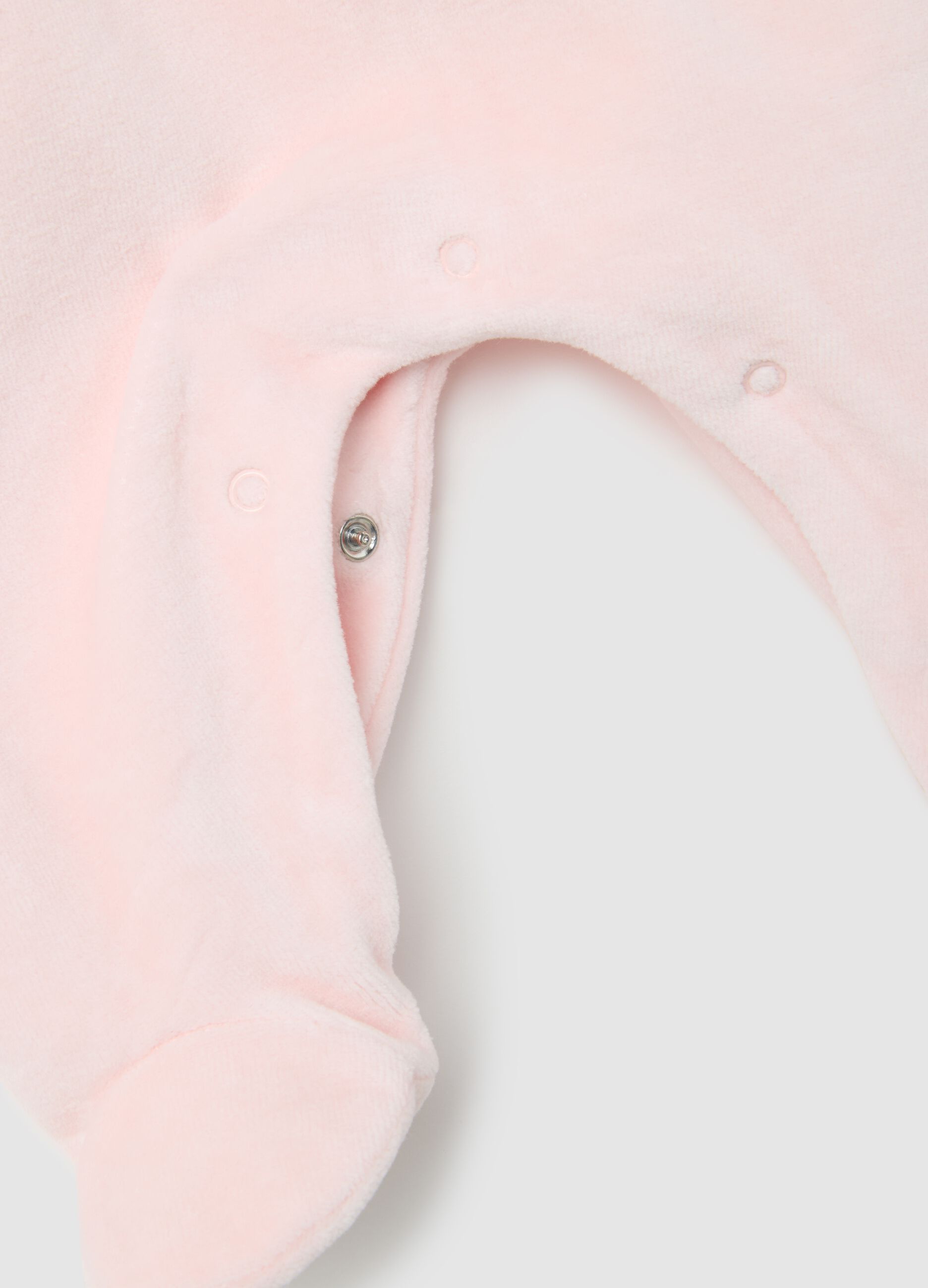 Tutina da neonata in misto cotone rosa