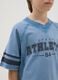 Boys' blue pure cotton regular fit t-shirt with print_1