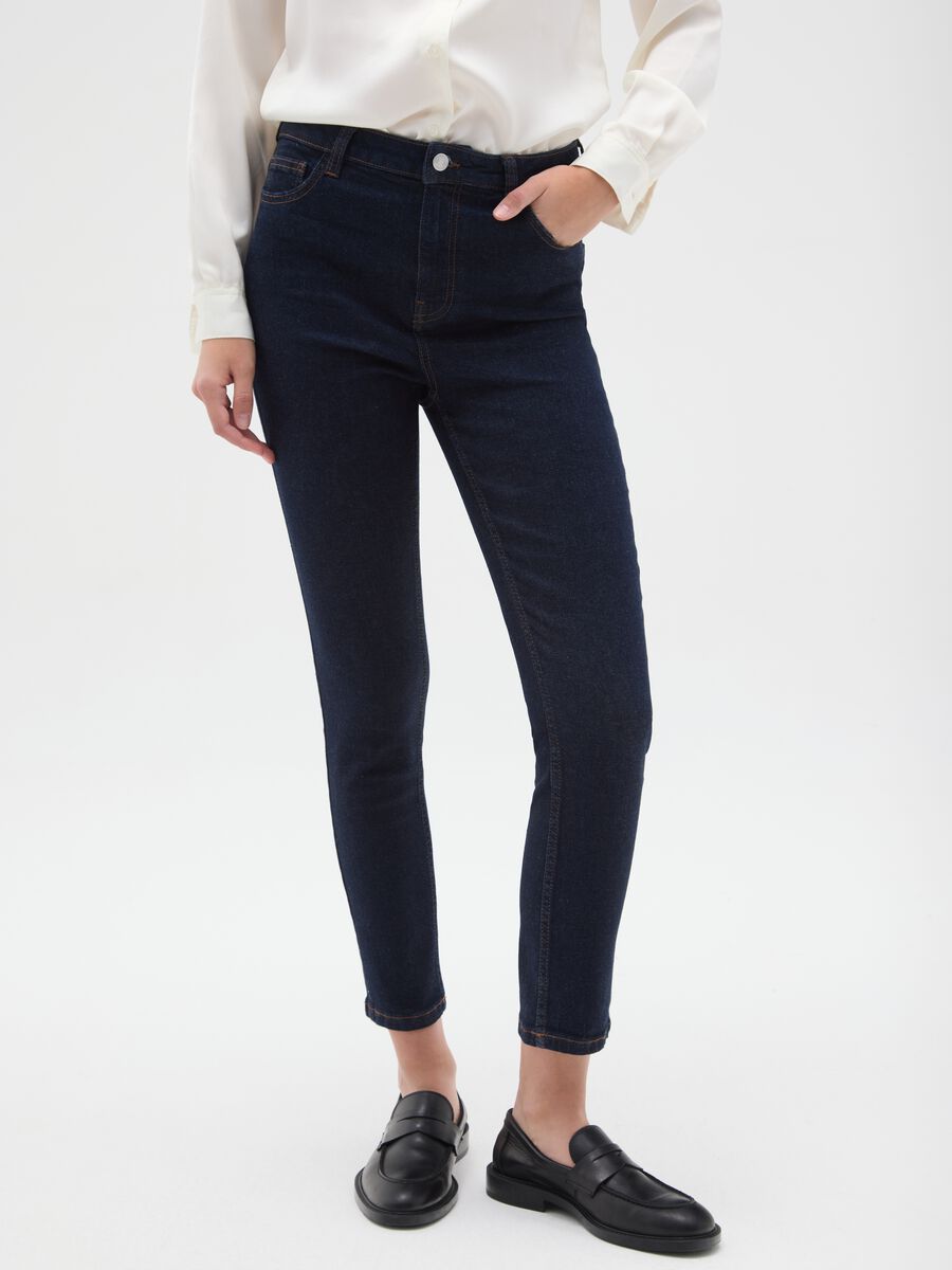 Skinny Stretch Blue Jeans_1