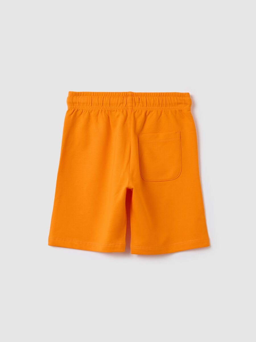 Orange Cotton Shorts OVS Kids_1