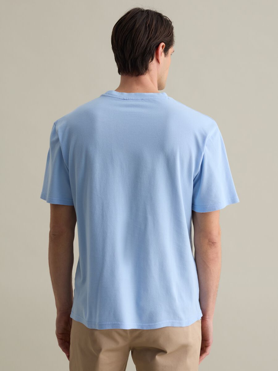 Solid colour cotton T-shirt_3