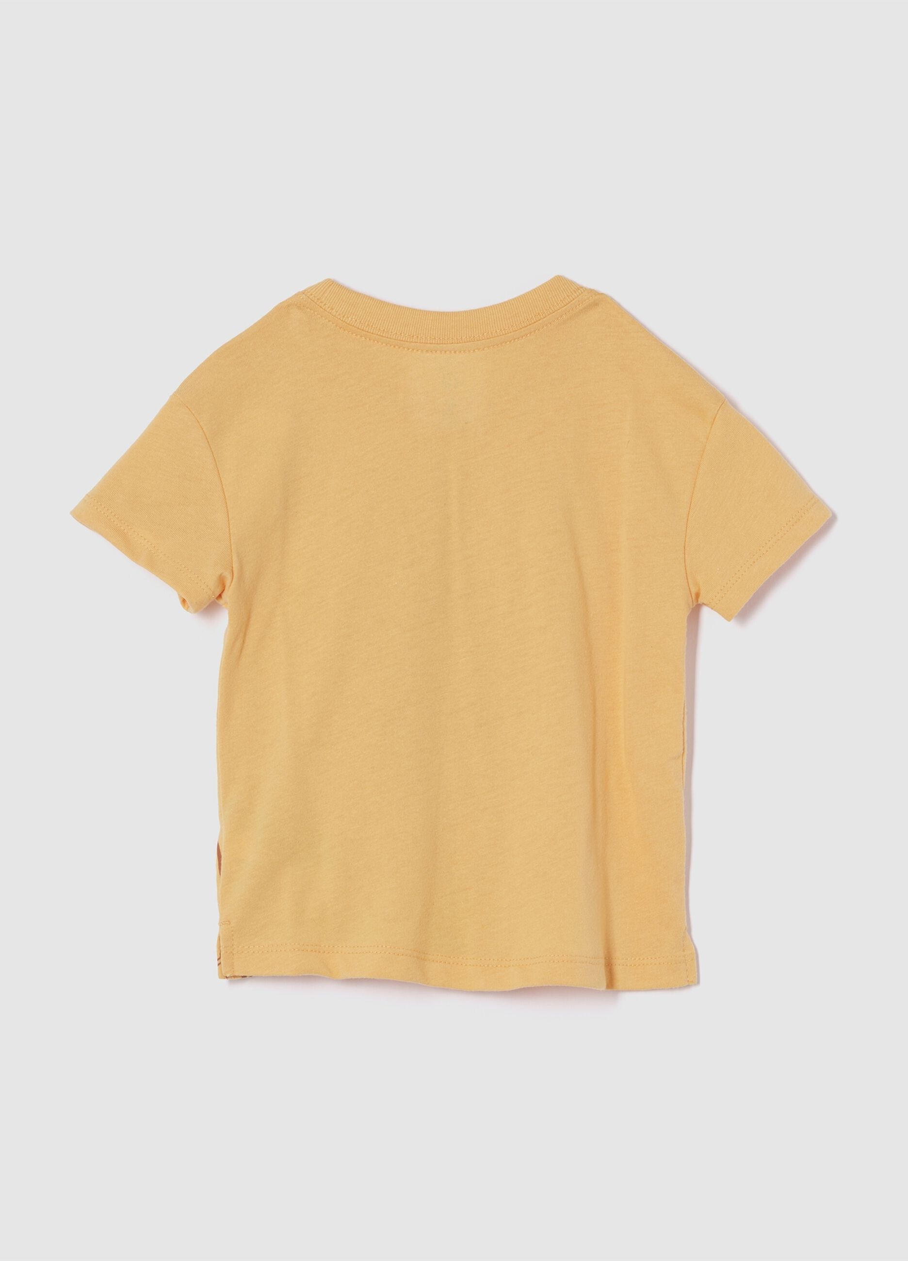 Yellow T-shirt with GAP print and character