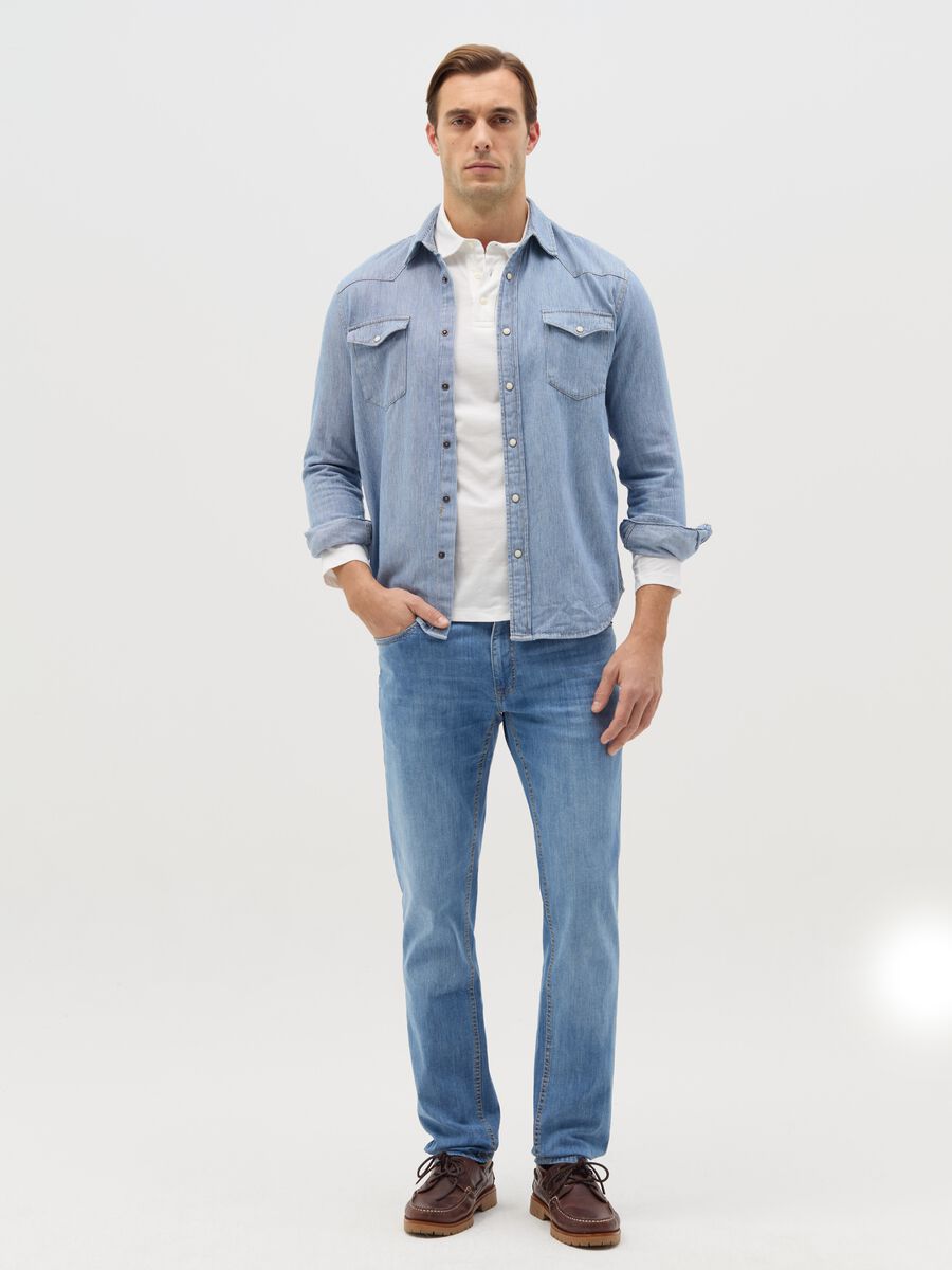 Slim-fit jeans with five pockets_0