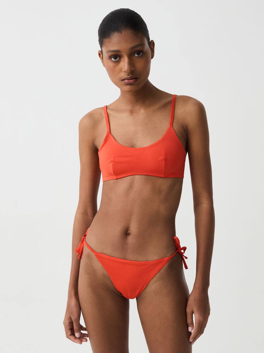 Solid colour bralette bikini top_1