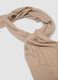 Sciarpa beige in misto lana, cashmere e viscosa_1