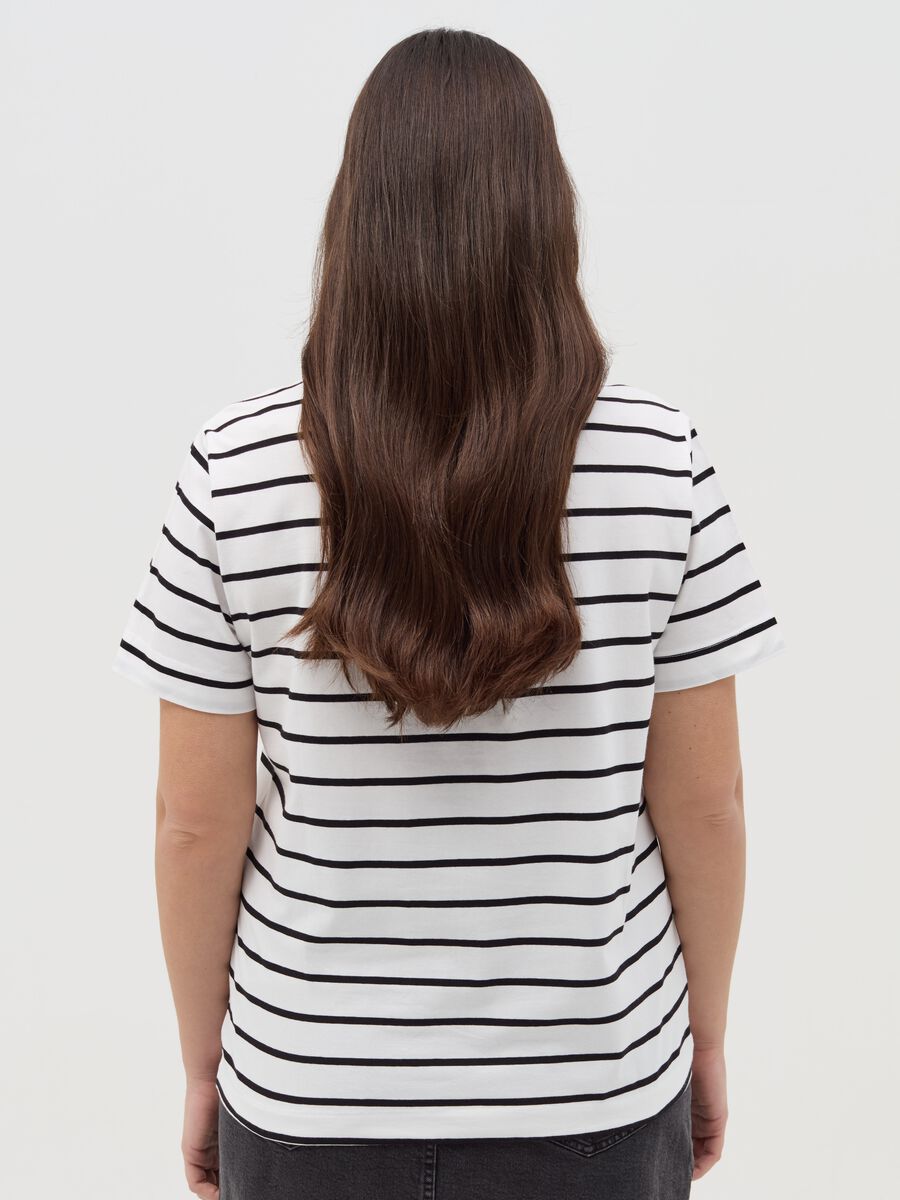 Curvy MYA stretch cotton T-shirt_3