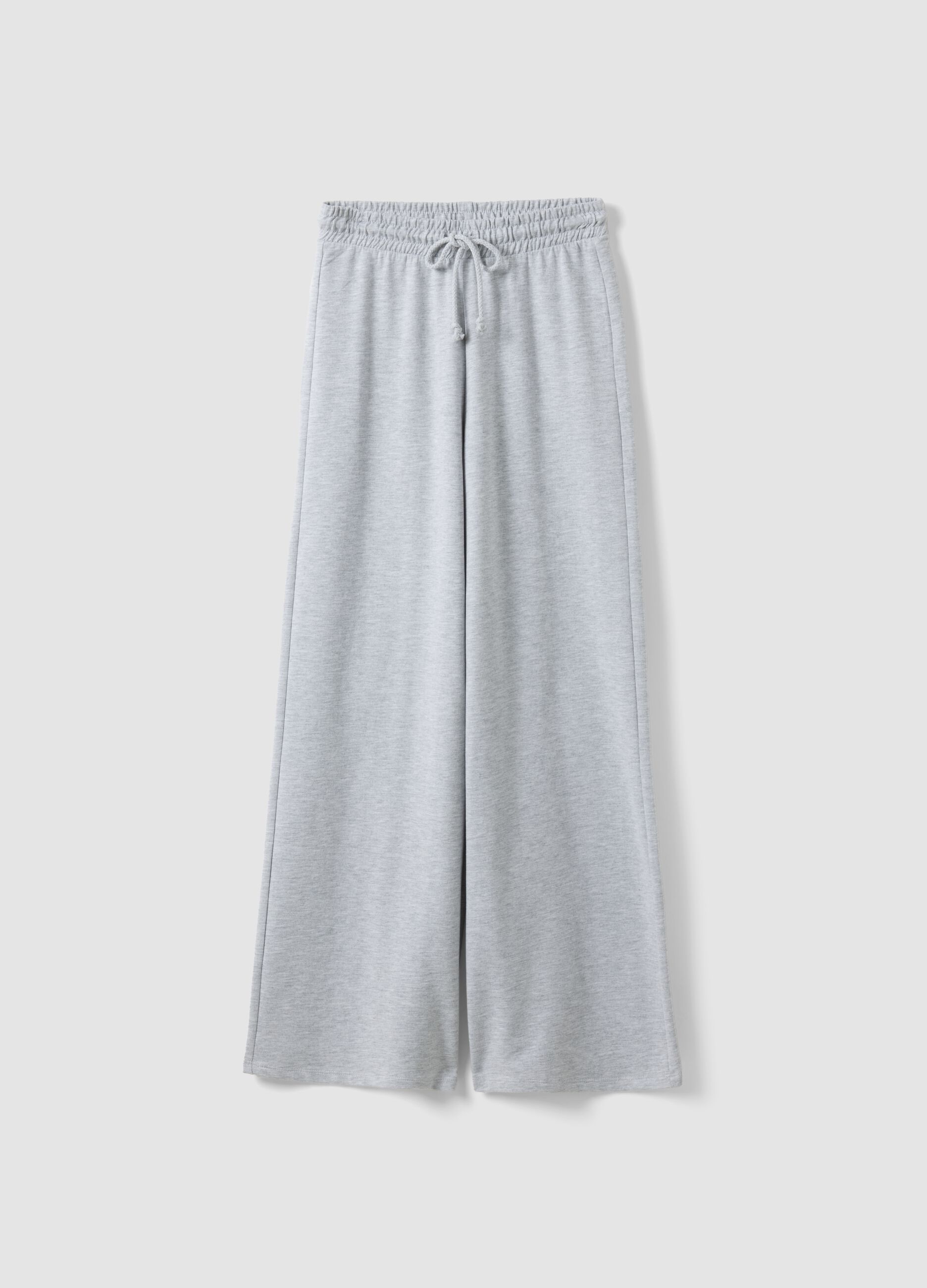 Grey pure cotton baggy jogger trousers