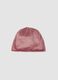 Pink organic cotton jersey hat with Minnie embroidery for baby girl_1