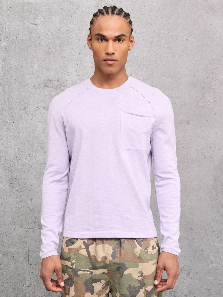 Knit Longsleeve T-shirt Pastel Lilac_0