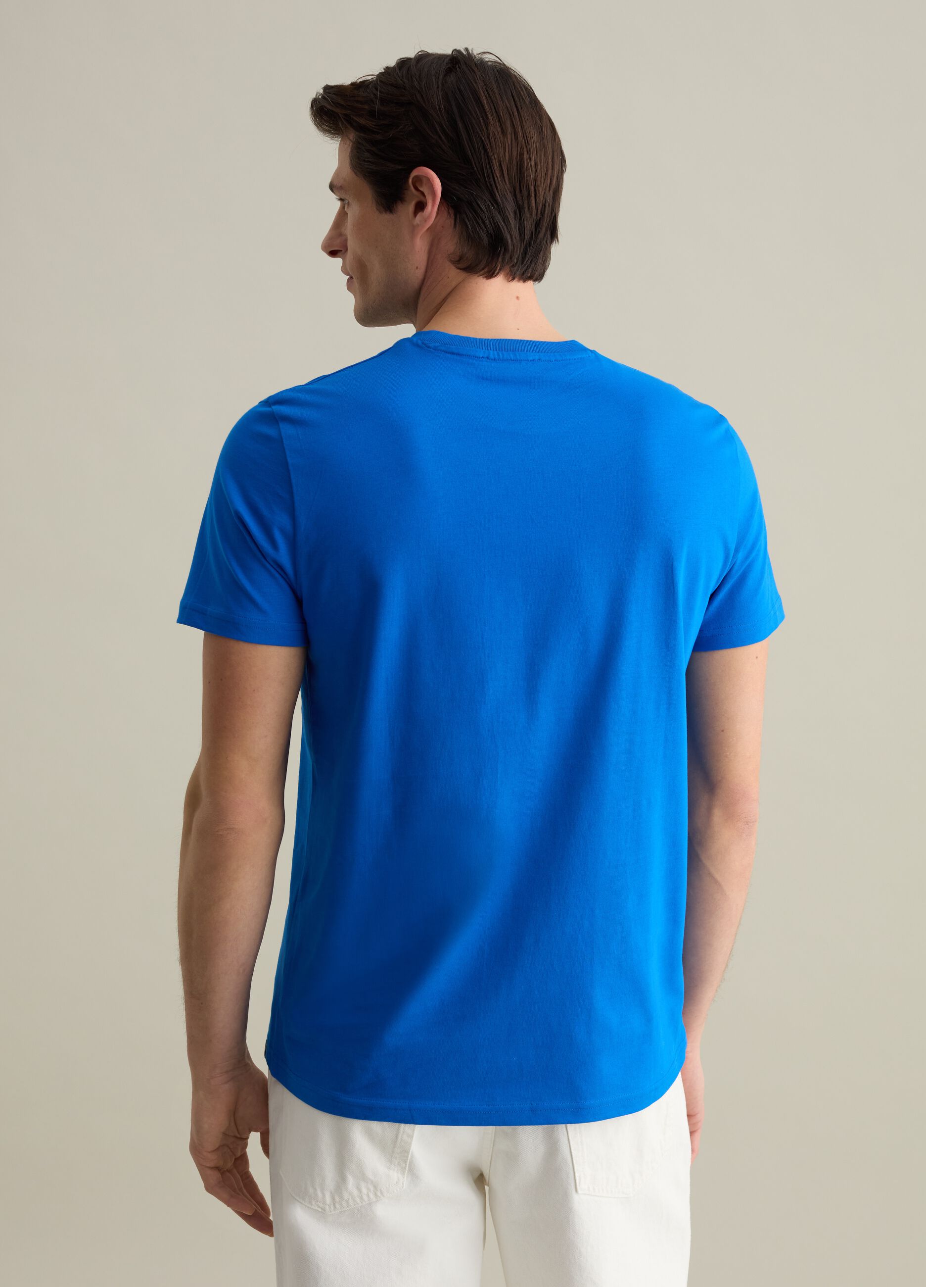Blue T-shirt with California surf graphic print
