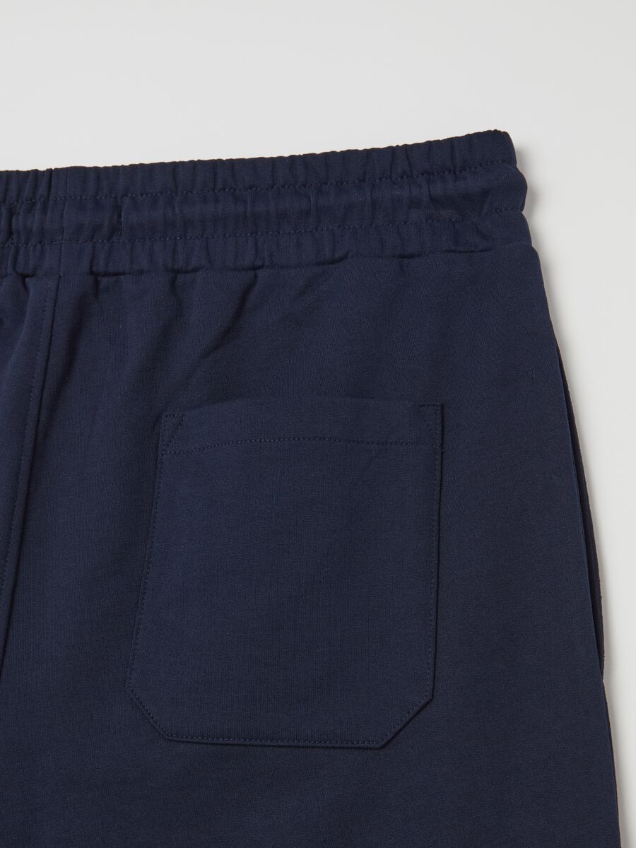 Fleece joggers with drawstring_5