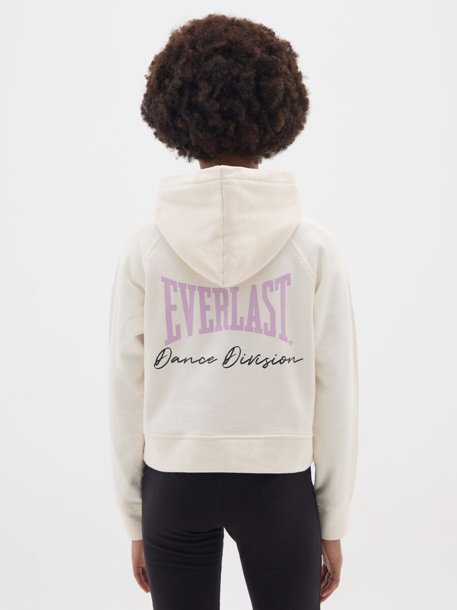 Felpa da ragazza in puro cotone regular fit con stampa Everlast_1