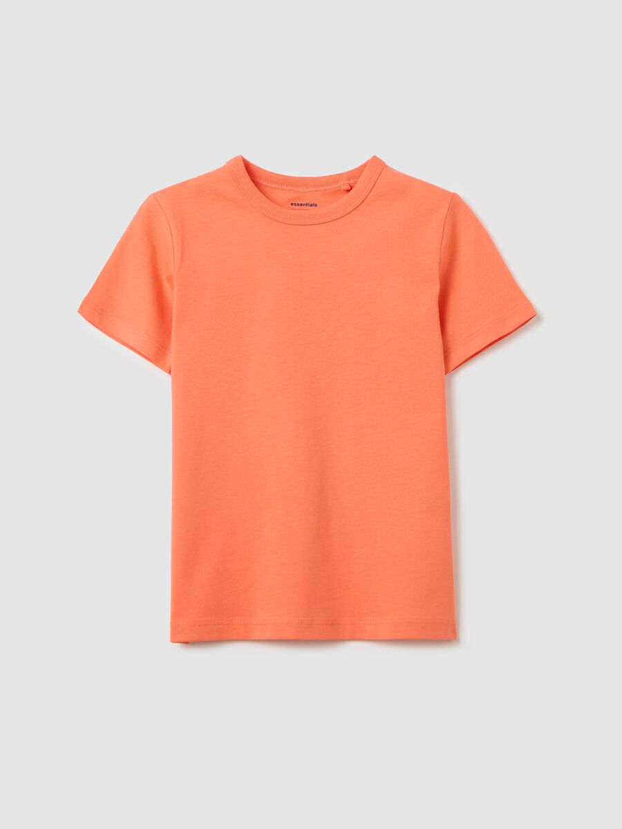 Organic cotton T-shirt with round neck_0