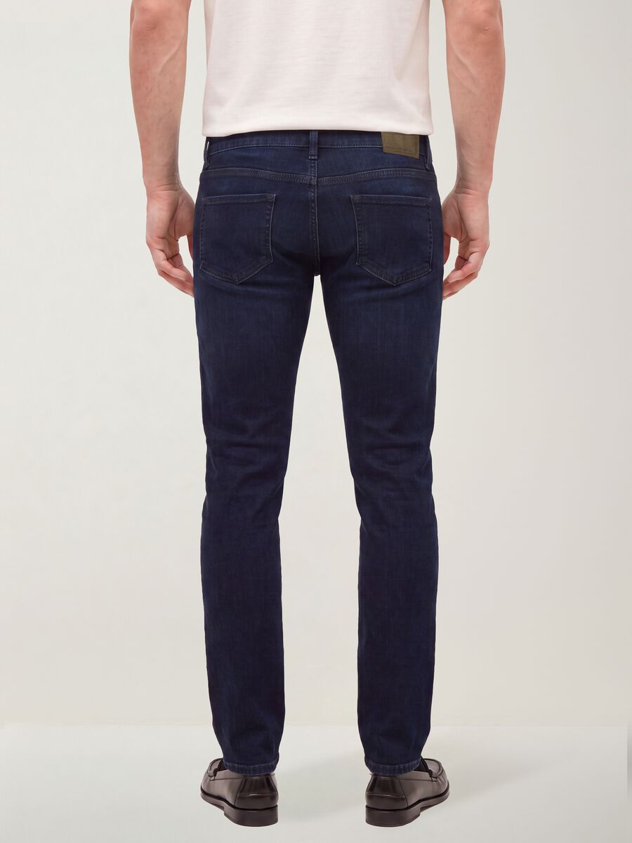 Skinny fit stretch cotton denim jeans_1
