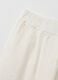 White Stretch Cotton Trousers Regular Fit_1