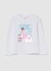 Long-sleeved T-shirt with Barbie print_0