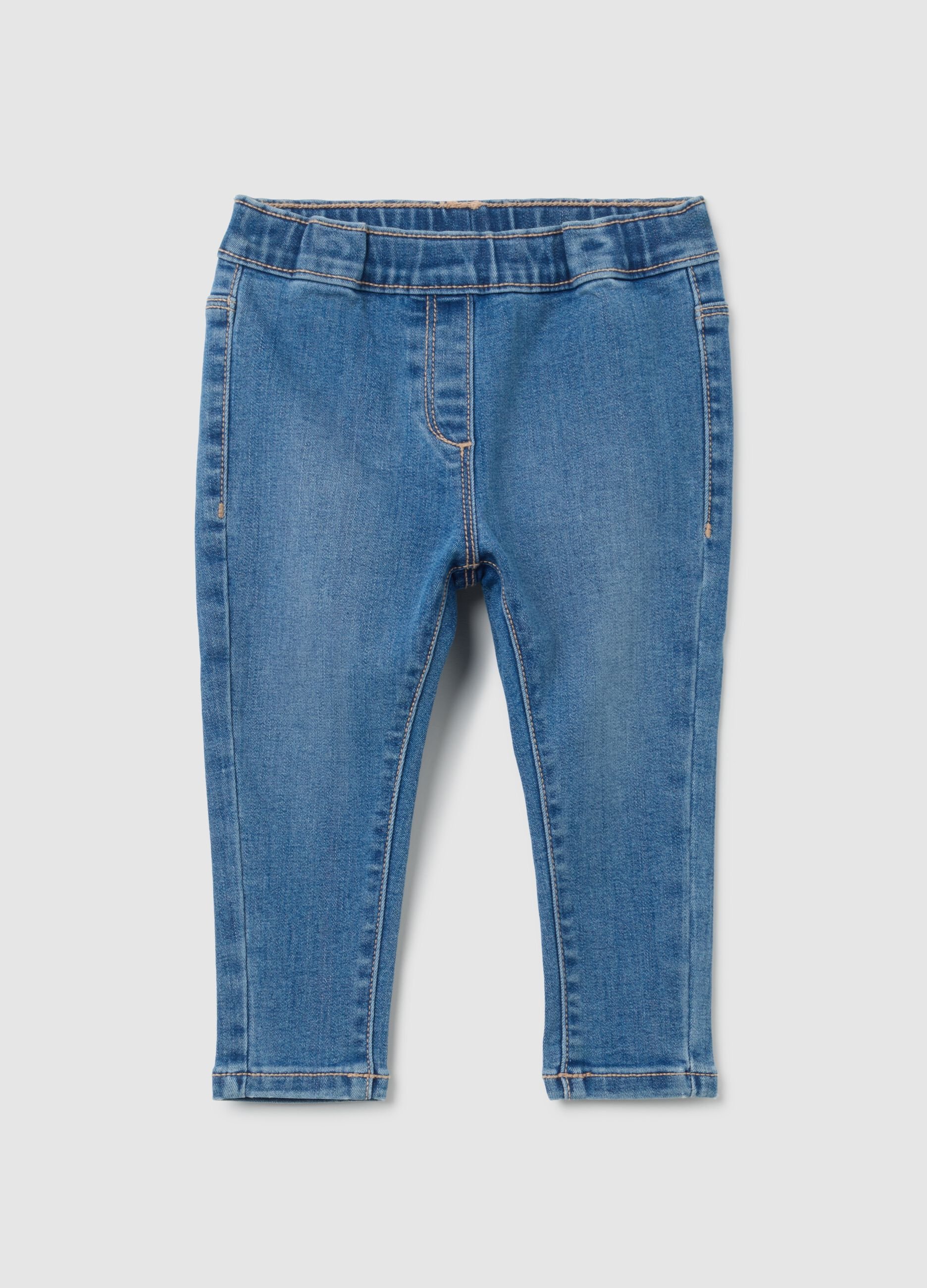 Girl's Stretch Denim Jeggings