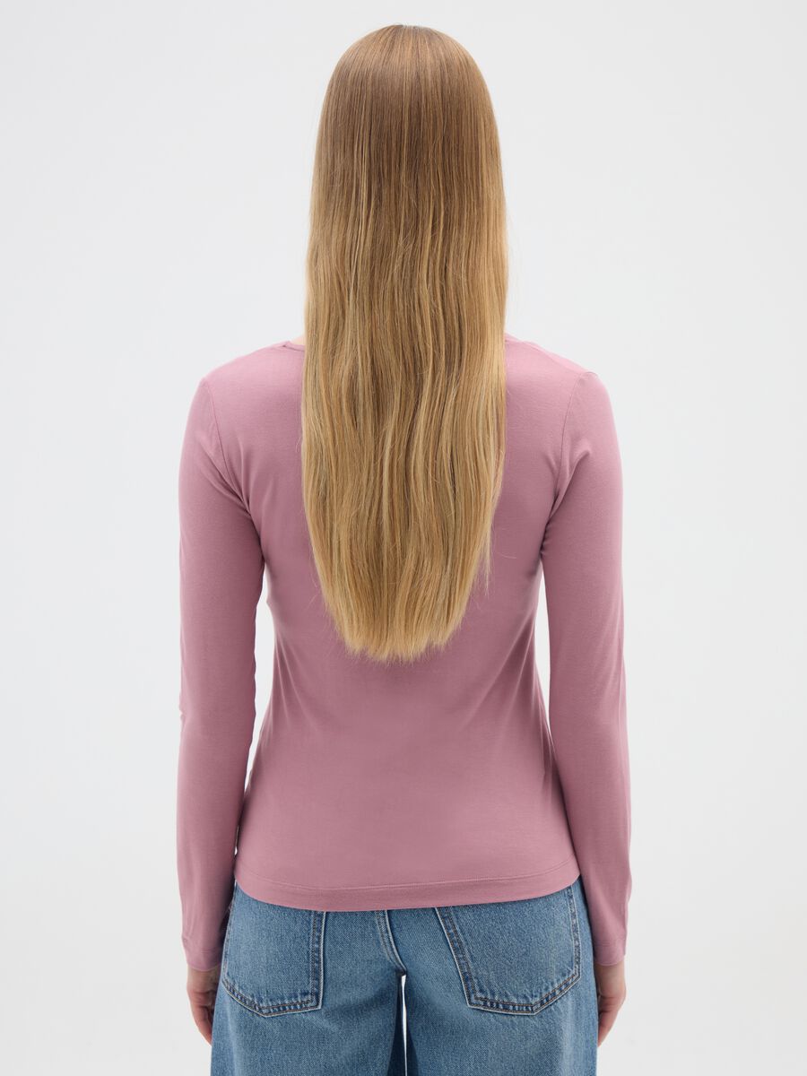 Pink Stretch Viscose Top_2