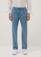 Light Blue Stretch Denim Jeans, Regular Fit_1