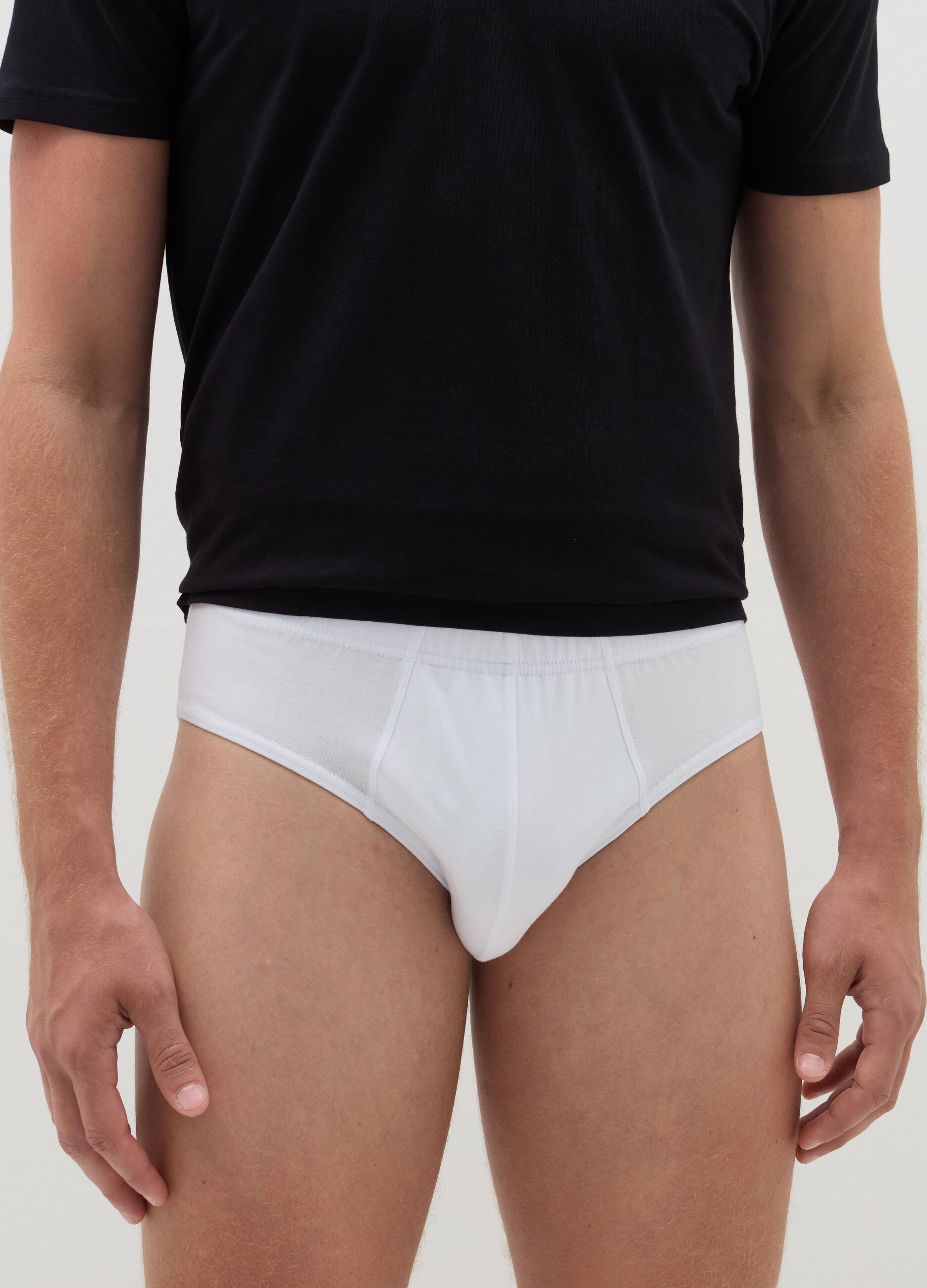 Tripack slip in cotone bio stretch