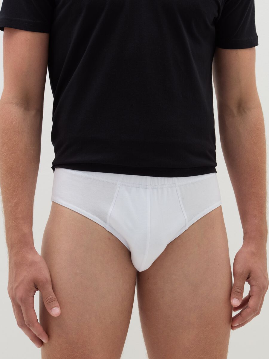 Three-pack briefs in stretch organic cotton_1