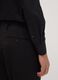 Black slim-fit shirt with classic collar, easy iron_2