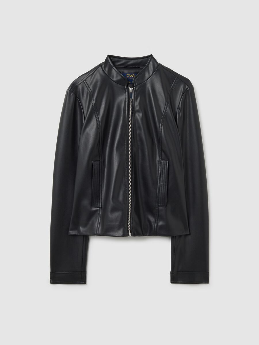Slim Fit Black Jacket_0