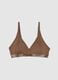 Brown Triangle Sports Bra_4