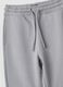 Pantaloni jogger grigi in puro cotone regular fit_2