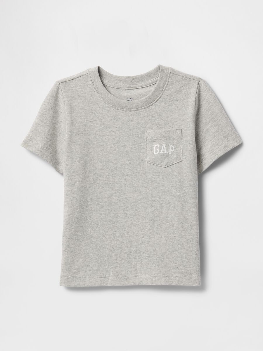 Grey T-shirt with GAP pocket_0