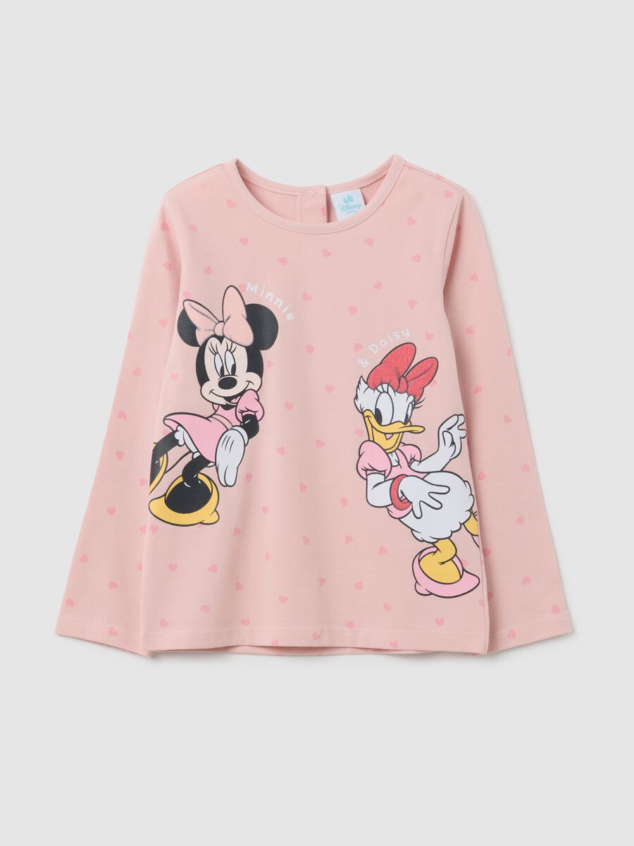 Maglia da neonata in cotone rosa regular fit_0