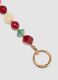 Multicolour beaded bracelet with ring clasp_1