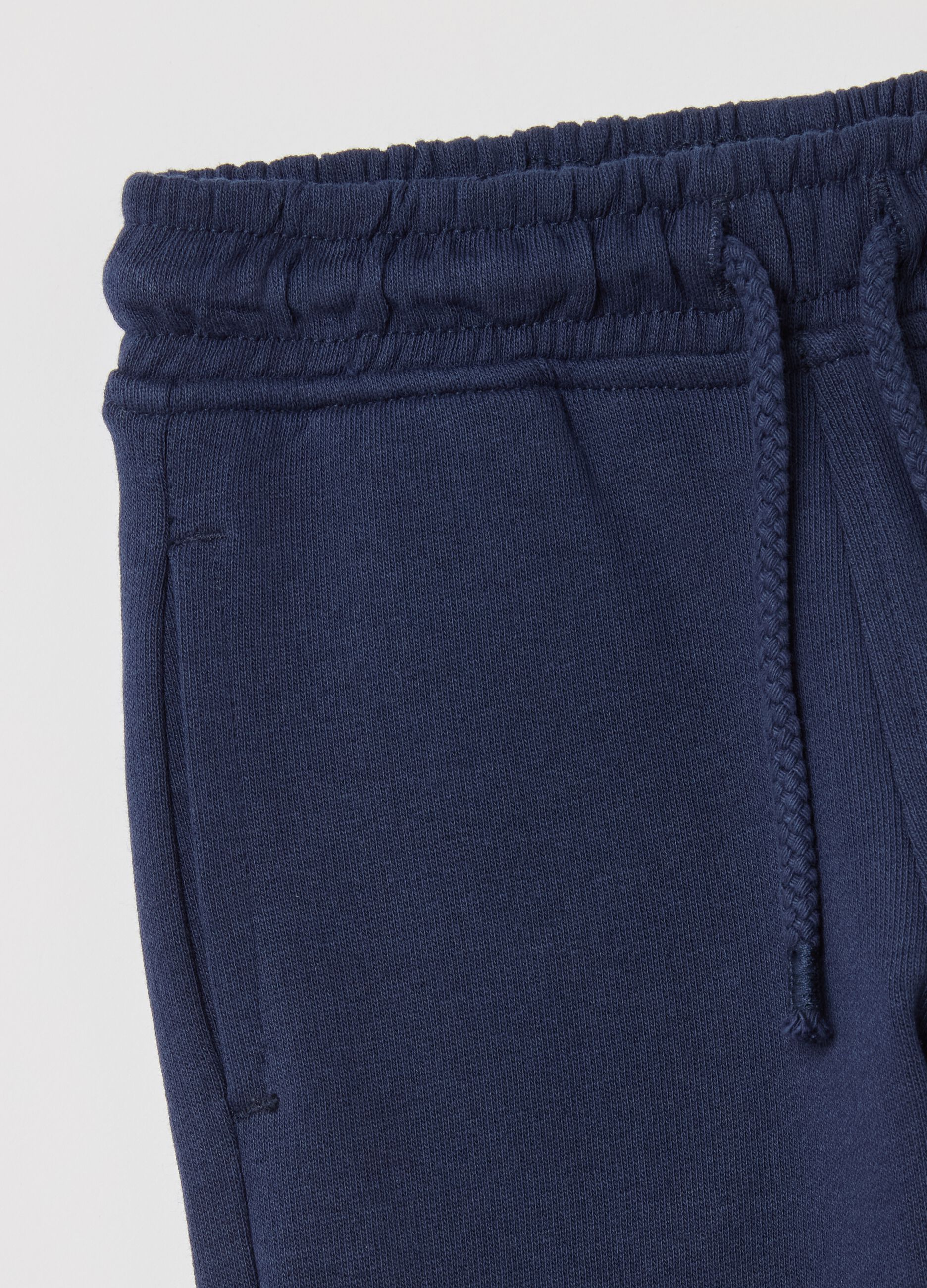 Joggers in cotone con coulisse 