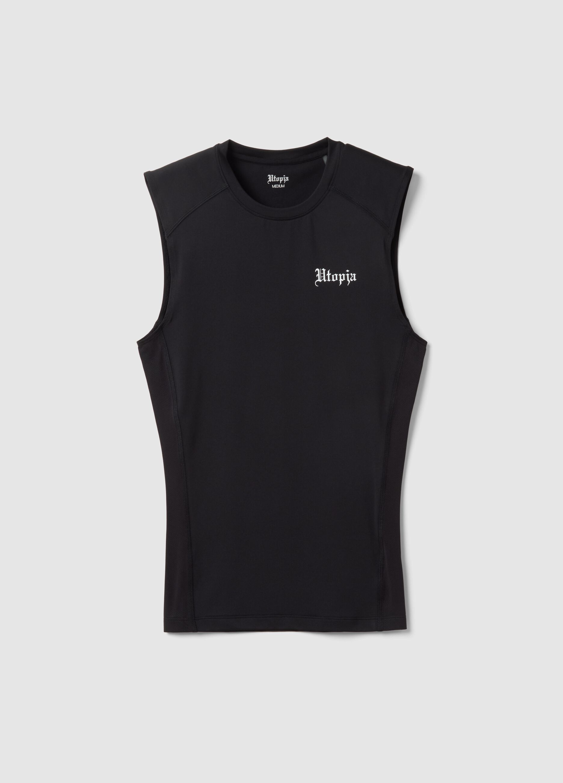 Kombat Active Black Sleeveless Tank Top