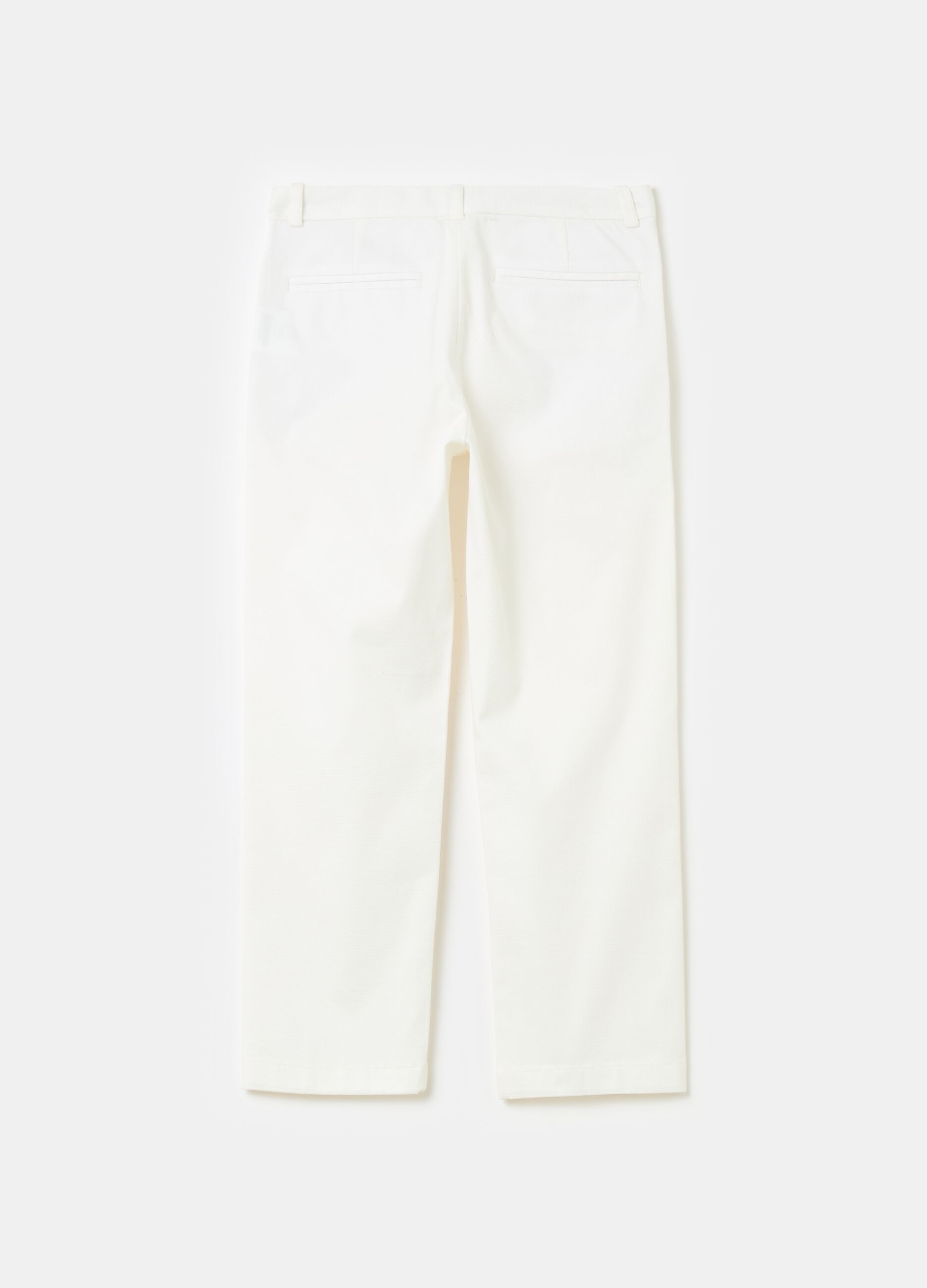 Stretch cotton chinos