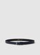 Genuine Blue Leather Belt_0