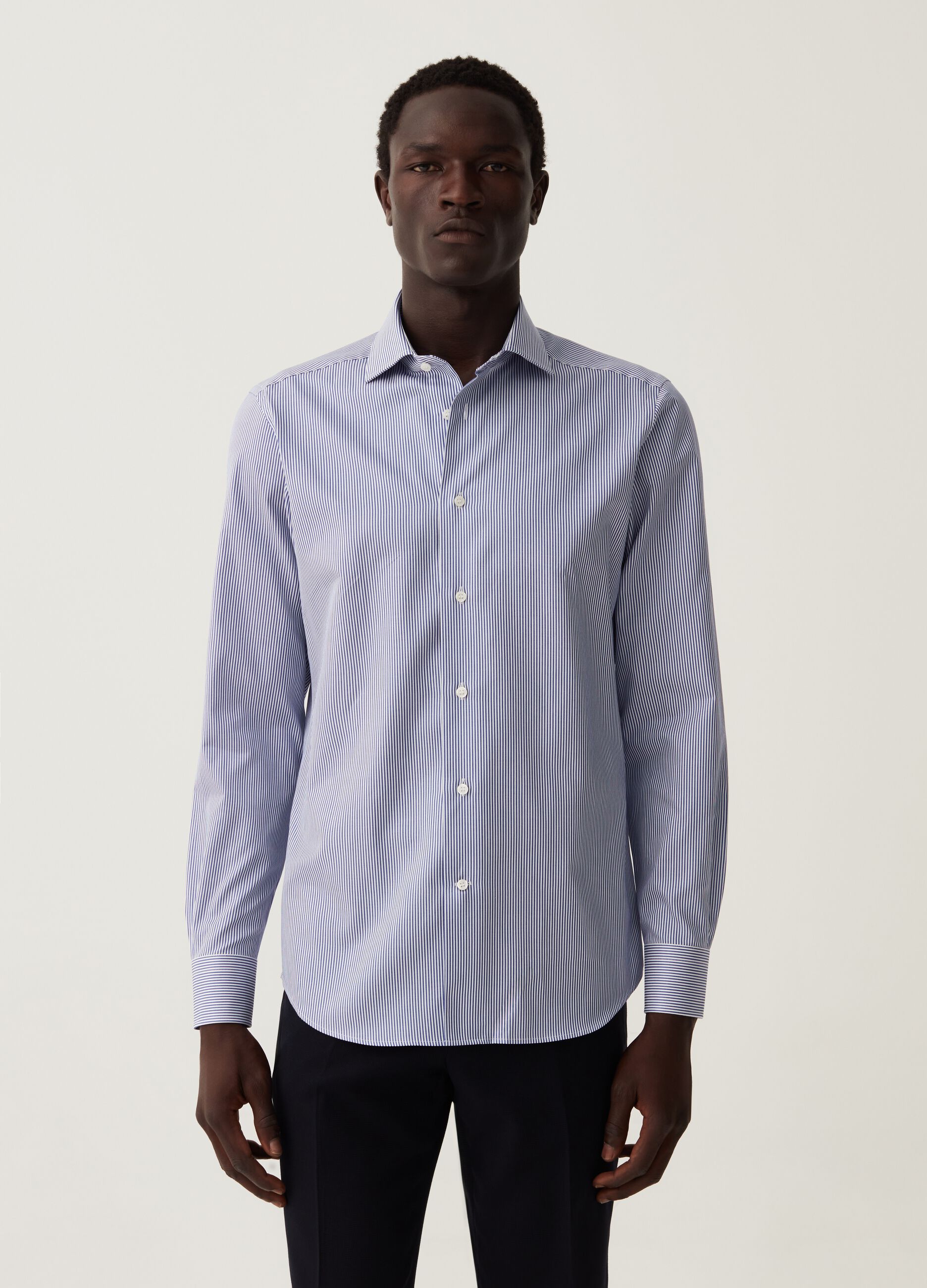 Camicie slim fit elasticizzate hot sale