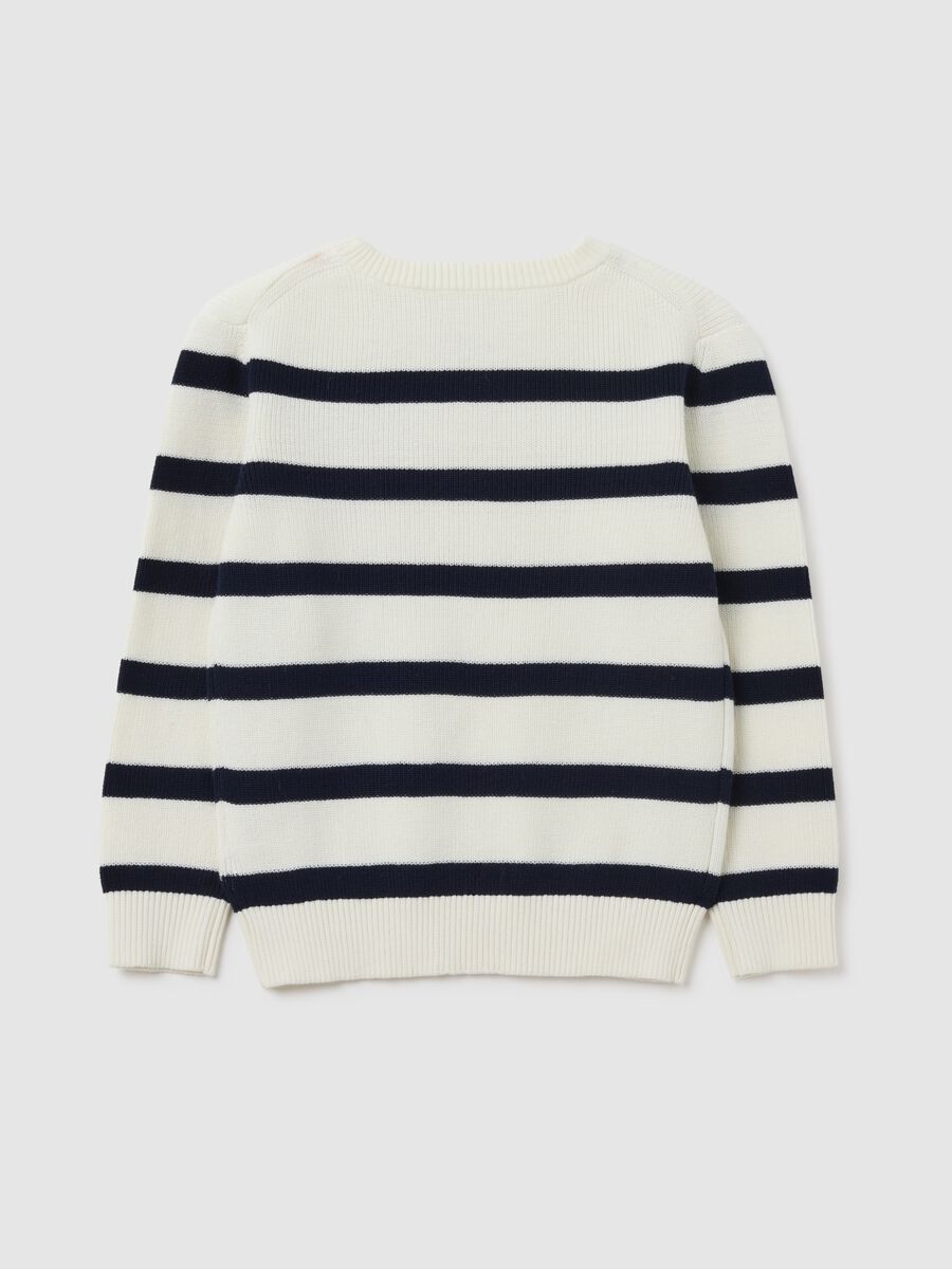 Children's regular fit multicolour pure cotton jumper_1