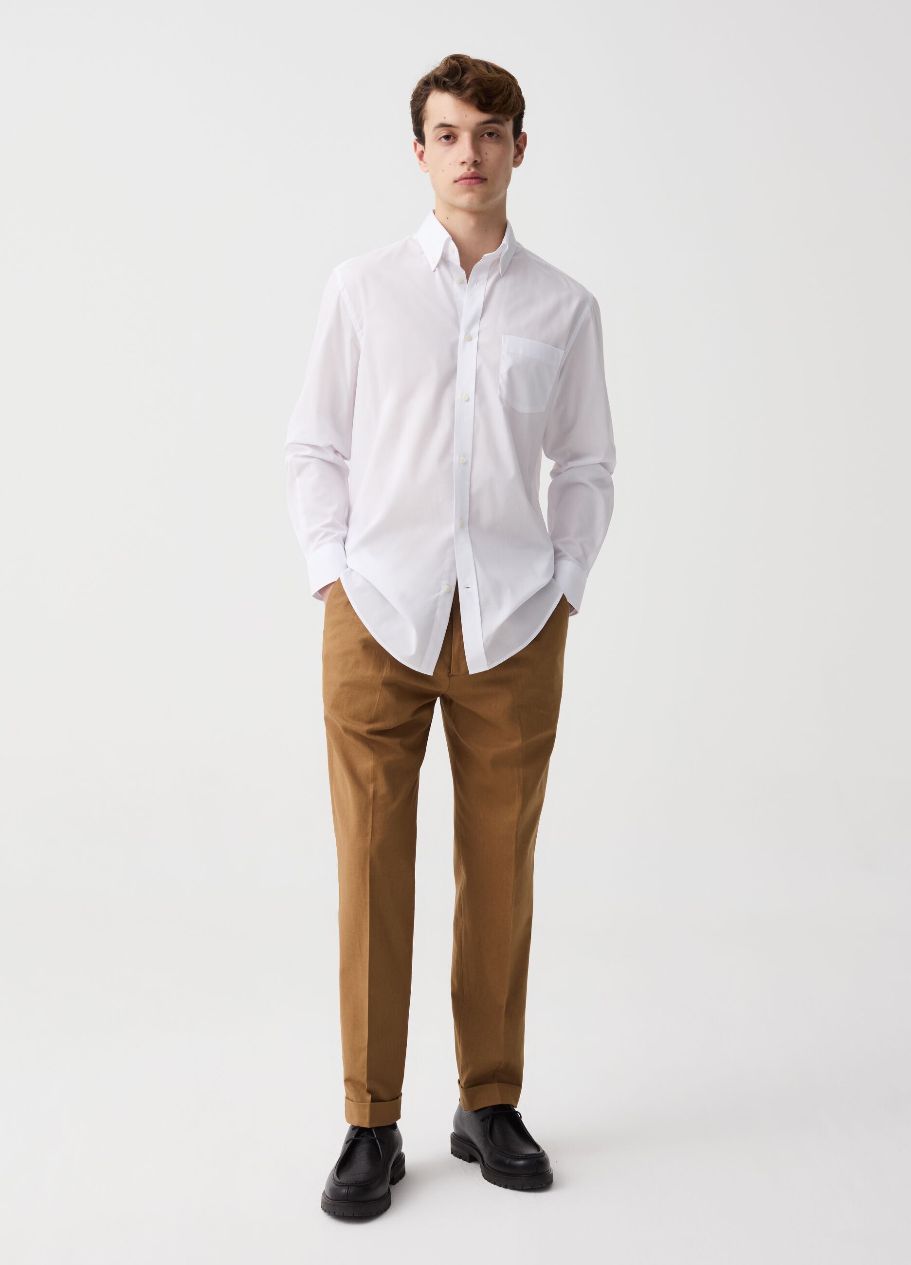 Ovs Pantalone chino con pinces B.ST 1957