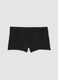 Black organic cotton boxer shorts_4