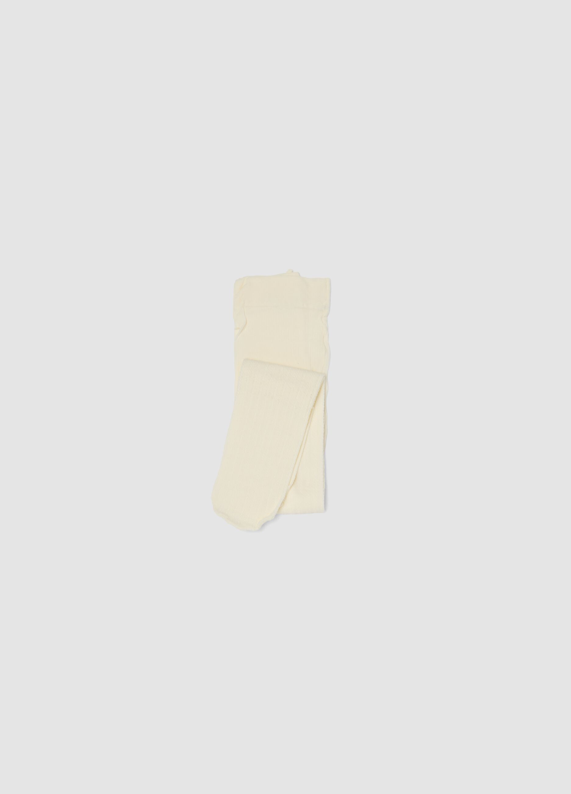 White stretchy tights