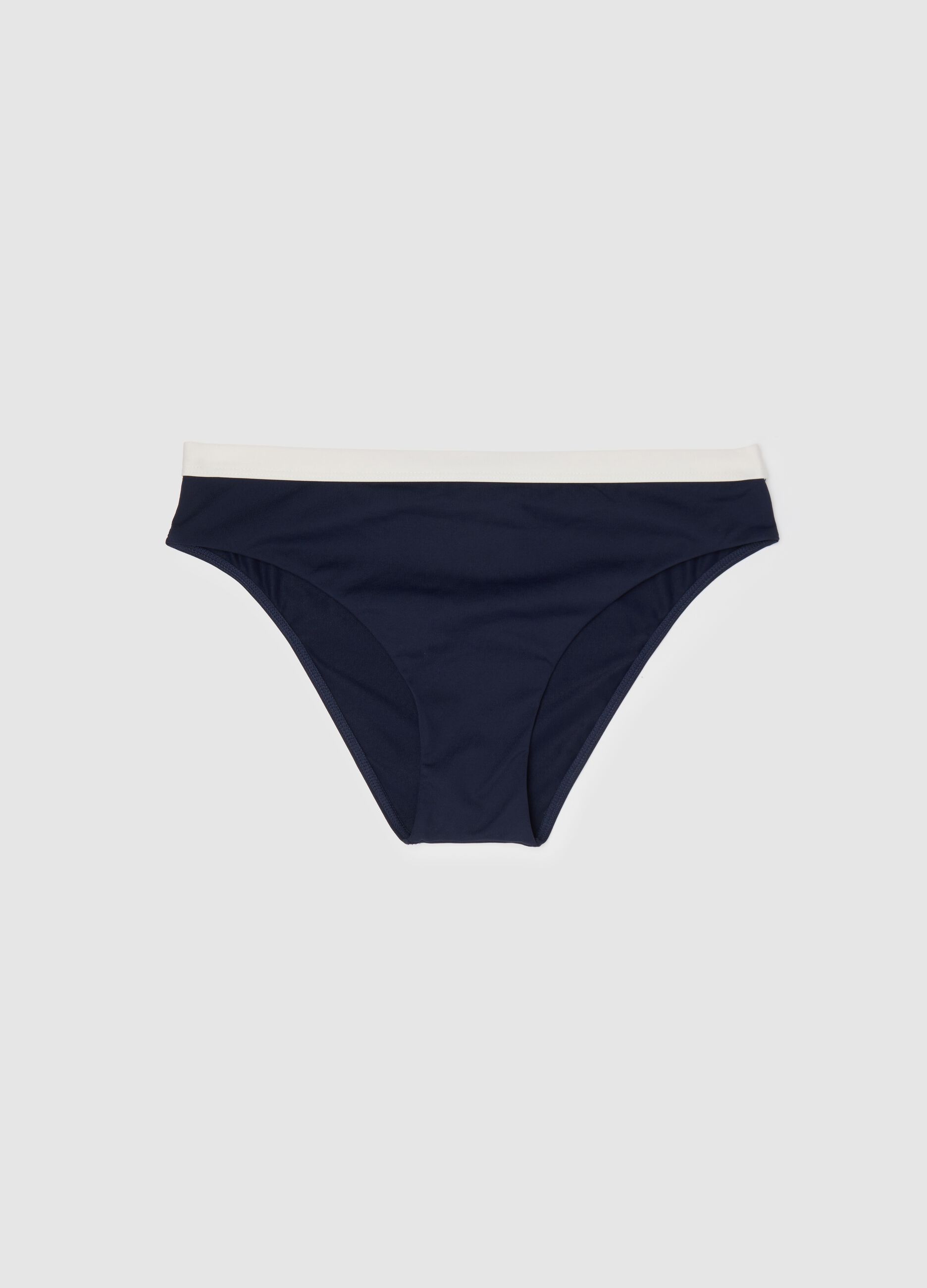 Slip da donna in tessuto elasticizzato bicolor