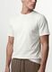White organic cotton slim-fit short-sleeve T-shirt_2