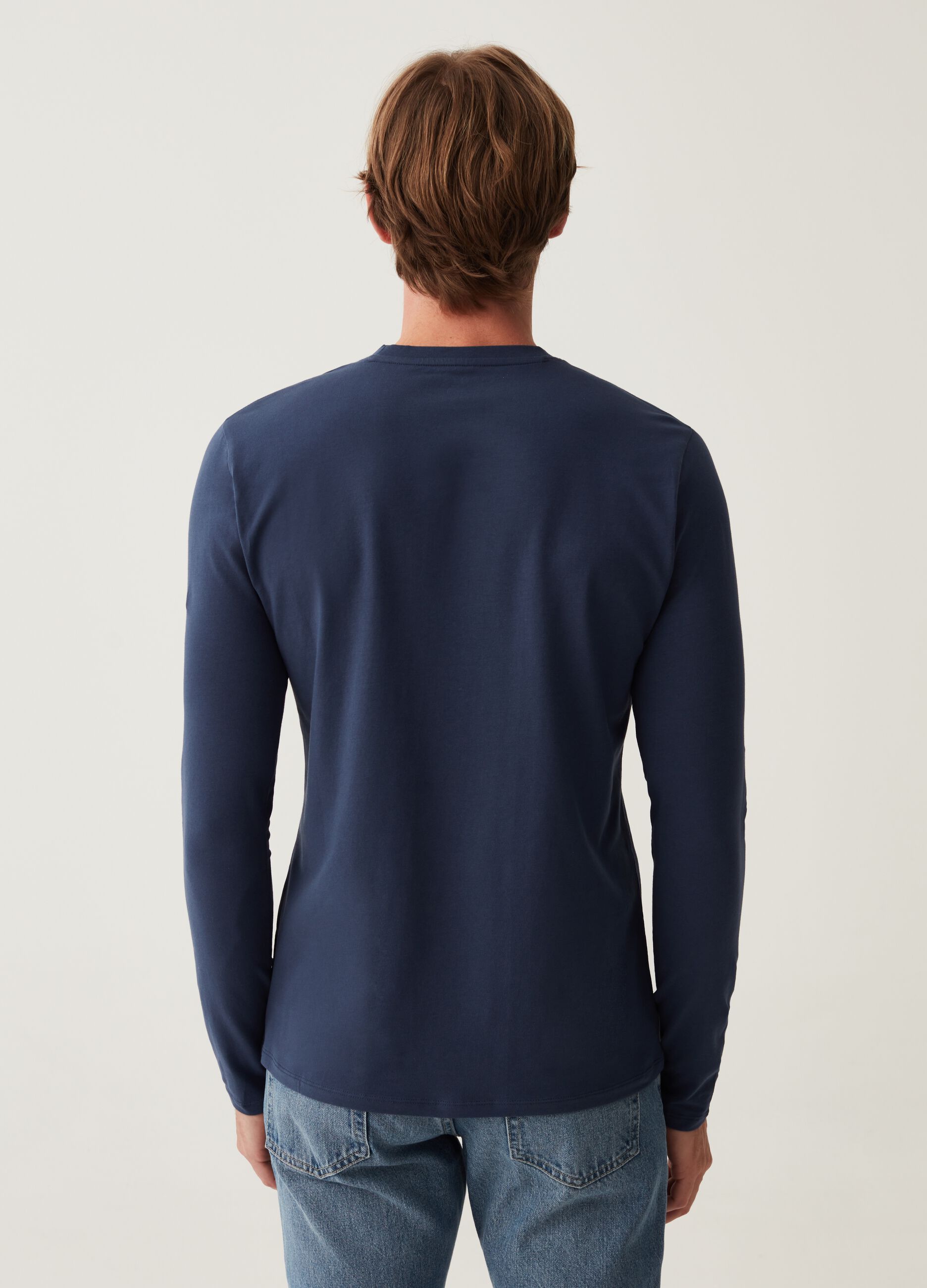 T-shirt a maniche lunghe in jersey_2