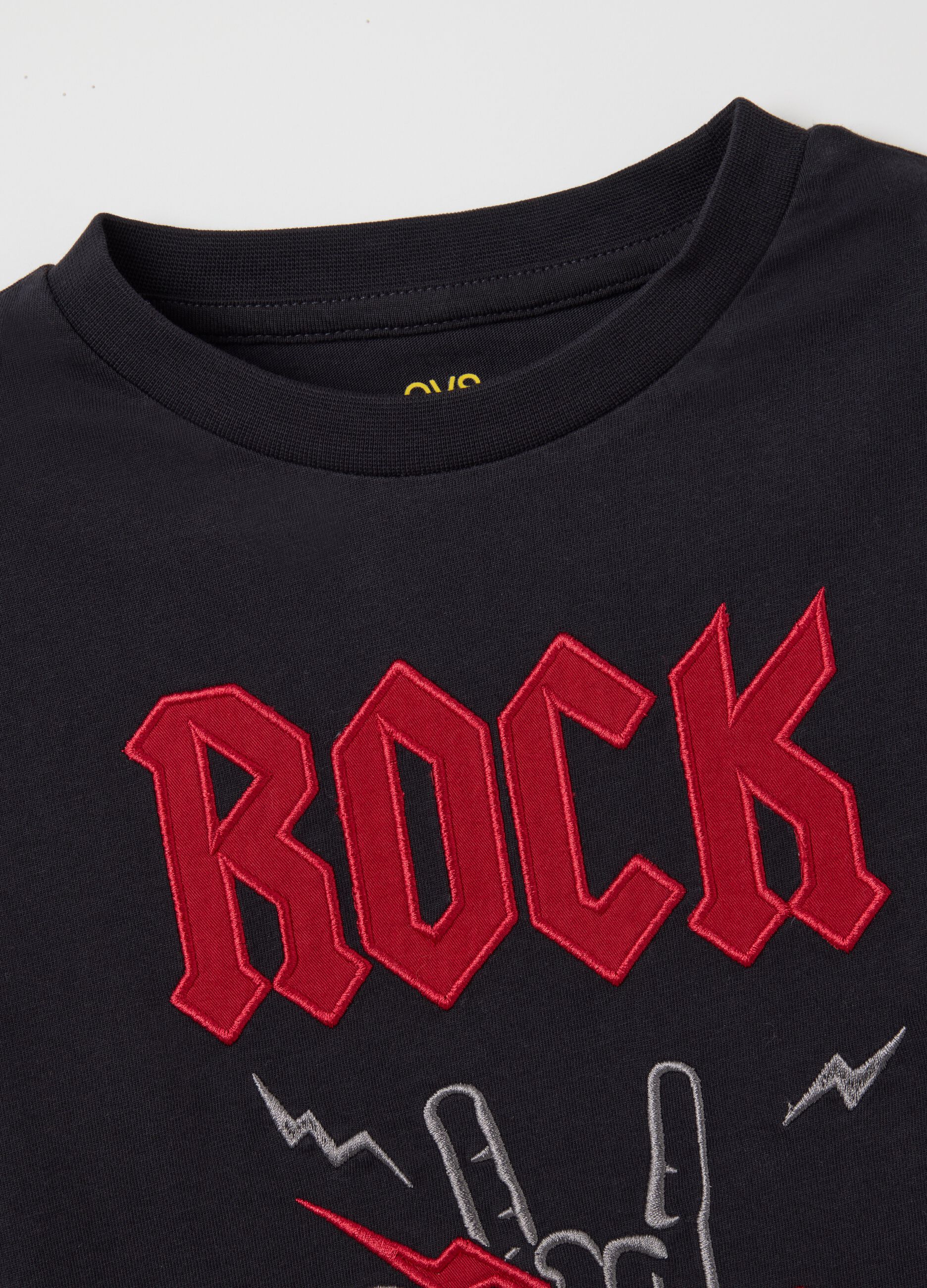 Black Long-Sleeve T-shirt for Kids