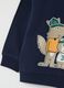 Children's regular fit blue pure cotton sweatshirt_2