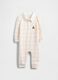 Pink cotton baby unisex romper_0