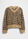 Beige Leopard Print Jumper_3