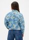 Multicolour Denim Jacket with Flowers_1